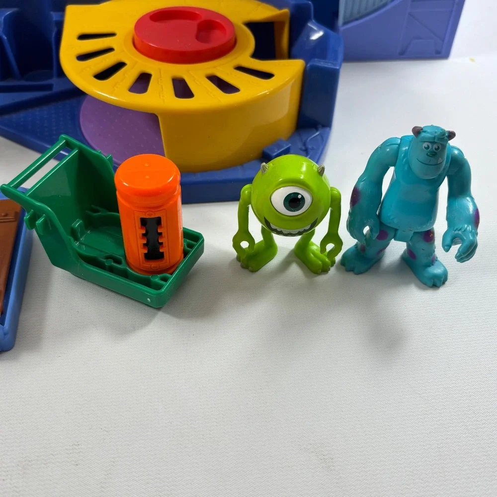 Imaginext Monsters Inc University Scare Factory Playset Sulley Mike Incomplete